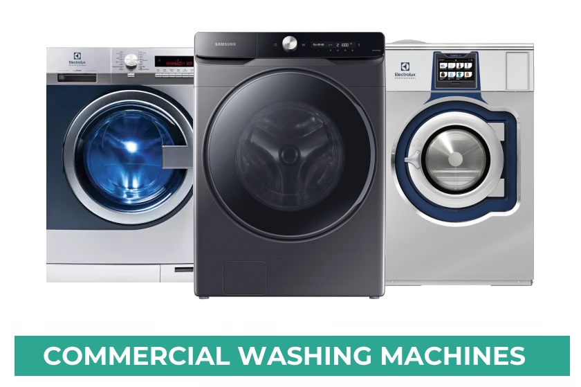 Commercial washing machines for hotels and care homes